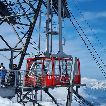 Appartement Arcs 1950 Luxe Type 5 A 7 Personnes Vue Imprenable Sur Le Montblanc Skis Aux Pieds