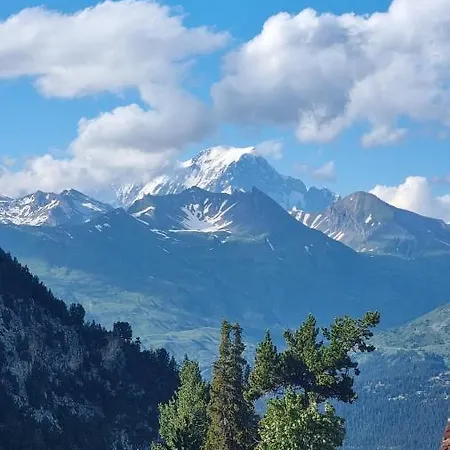 Arcs 1950 Luxe Type 5 A 7 Personnes Vue Imprenable Sur Le Montblanc Skis Aux Pieds Lägenhet *